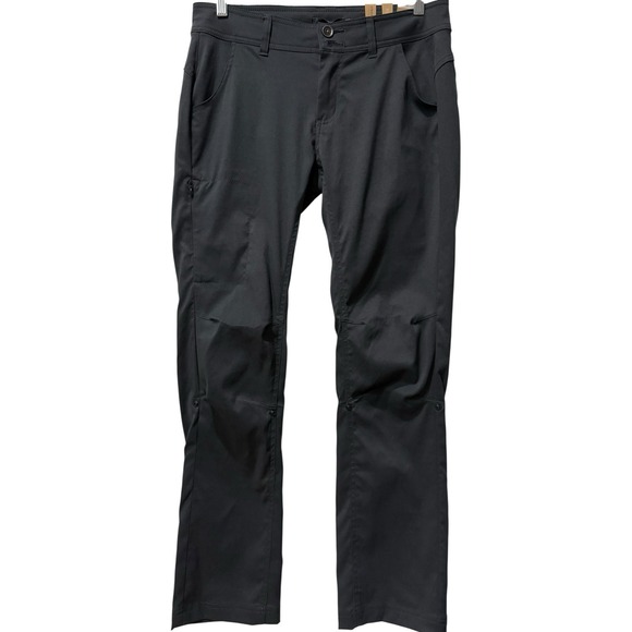 NWT Stretch Zion Halle Straight Leg Black Mid Rise Pants...